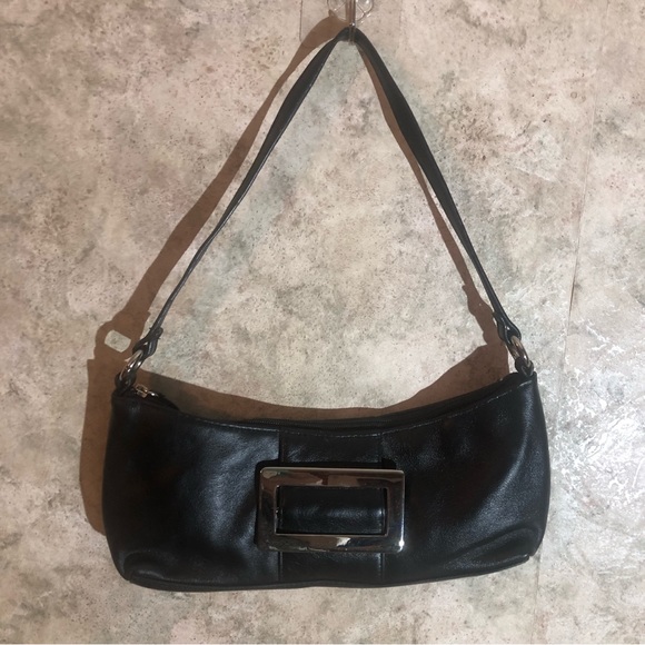 Apostrophe Handbags - Apostrophe Long Black Big-Buckled Purse